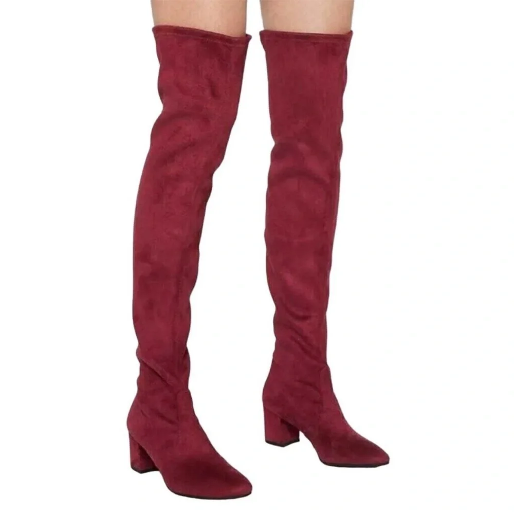 Stuart Weitzman genna 60 over the knee suede boot